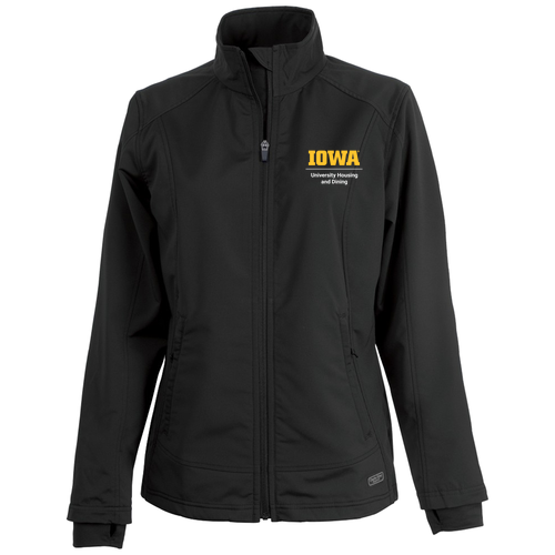 Charles River Ladies Axis Soft Shell Jacket -- Black