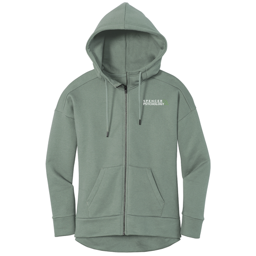 District Women's Perfect Weight Fleece Drop -- Laurel Green