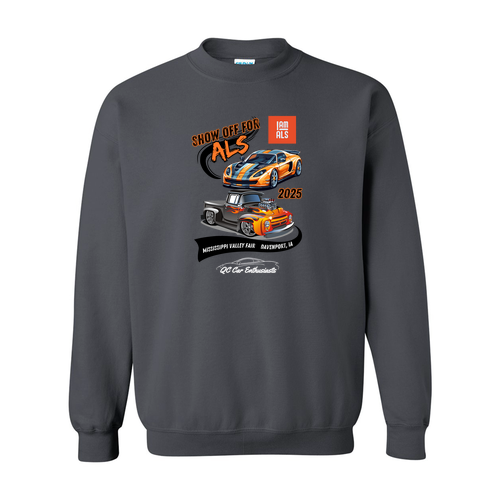 Gildan Heavy Blend Crew Neck Sweatshirt -- Charcoal