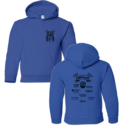Gildan Heavy Blend Youth Hooded Sweatshirt -- Royal