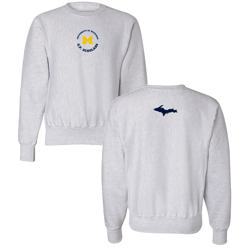 Champion Reverse Weave Crewneck Sweatshirt -- Silver Grey