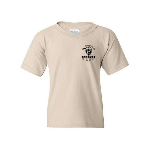 YOUTH Gildan Heavy Cotton Basic  T-Shirt -- Natural