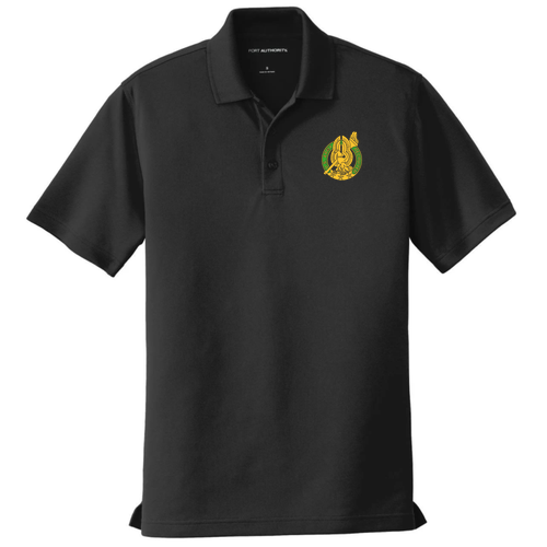 Men's Black Performance Polo Shirt