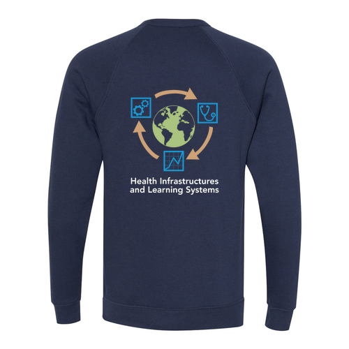 Mens/Unisex Bella Canvas Sponge Fleece Raglan Sweatshirt -- Navy
