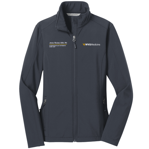 Port Authority Ladies Core Soft Shell Jacket -- Battleship Grey