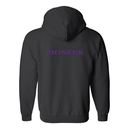 Full Zip Hooded Sweatshirt -- Black