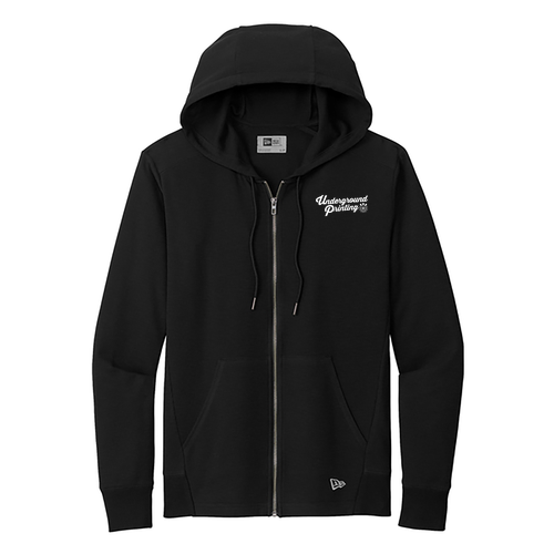 New Era Thermal Full-Zip Hoodie -- Black