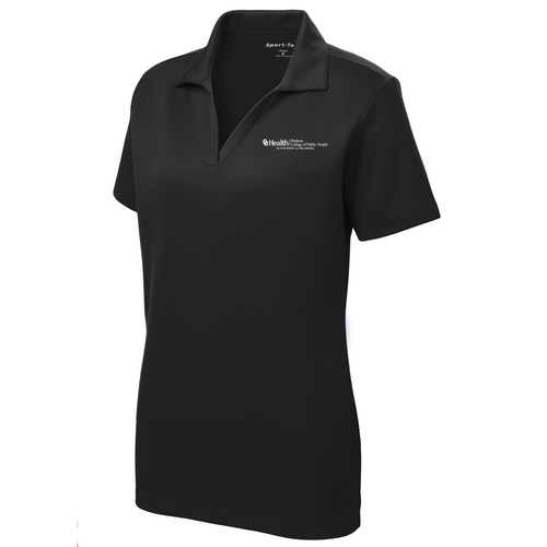 Sport-Tek Ladies PosiCharge RacerMesh Polo -- Black