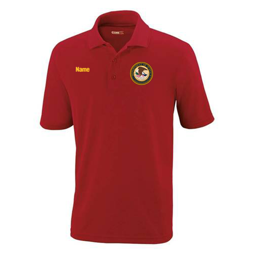 Ash City Core 365 Men's Origin Performance Pique Polo -- Classic Red