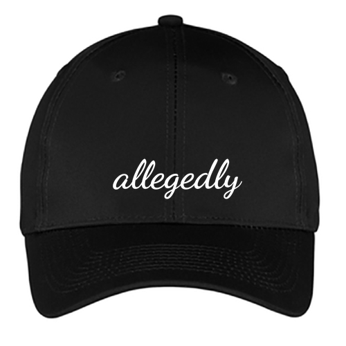 Port and Company 6-panel Twill Hat -- Black (Embroidery)
