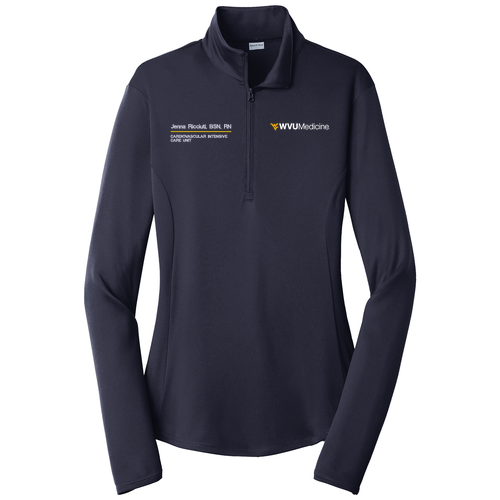 Sport-Tek Ladies PosiCharge Competitor Quarter Zip Pullover -- True Navy