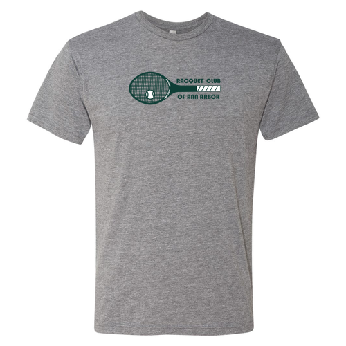 Retro Racquet TriBlend Tee -- Premium Heather