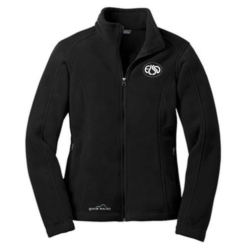 Eddie Bauer Ladies Full Zip Fleece Jacket -- Black