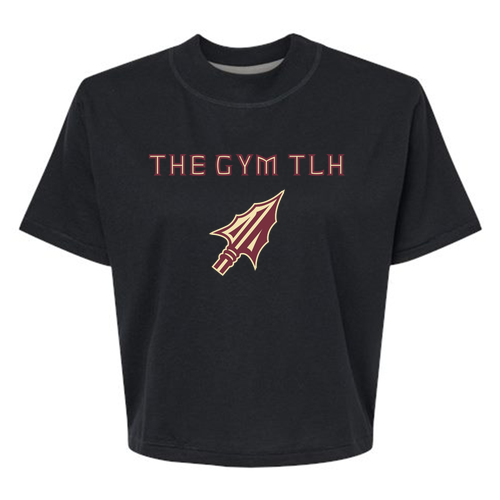 LAT Ladies' Boxy T-Shirt -- Blended Black