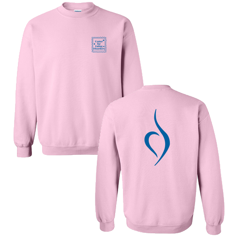 Gildan Heavy Blend Crew Neck Sweatshirt -- Light Pink