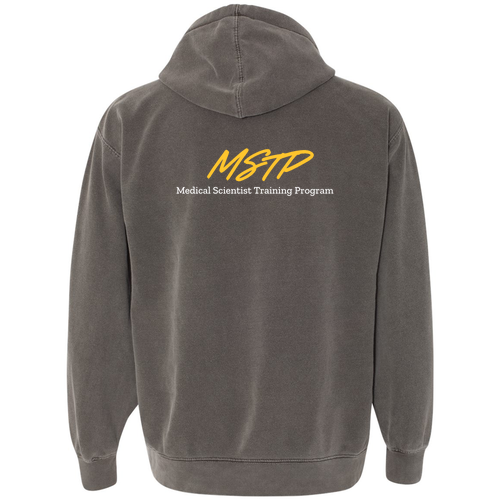 Comfort Colors Garment Dyed Hooded Pullover Sweatshirt -- Pepper