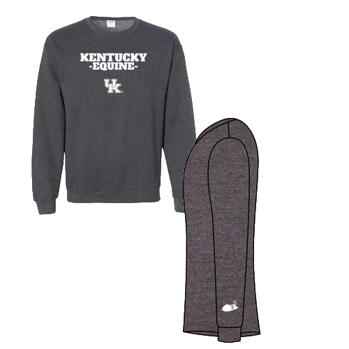 Gildan Heavy Blend Crew Neck Sweatshirt -- Dark Heather