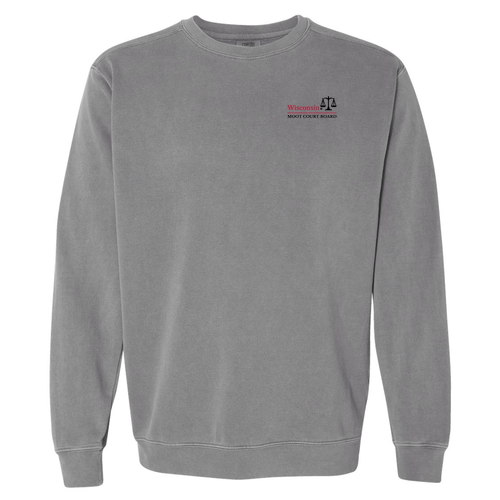 Comfort Colors Unisex Garment-Dyed Crewneck Sweatshirt -- Grey