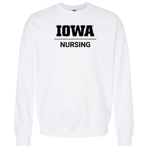 Gildan Adult Softstyle Fleece Crew Sweatshirt -- White