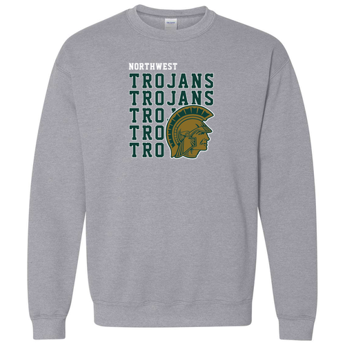 Gildan Heavy Blend Crew Neck Sweatshirt -- Sport Grey