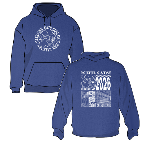 Independent Trading Co. Unisex Heavyweight Hooded Sweatshirt -- Royal
