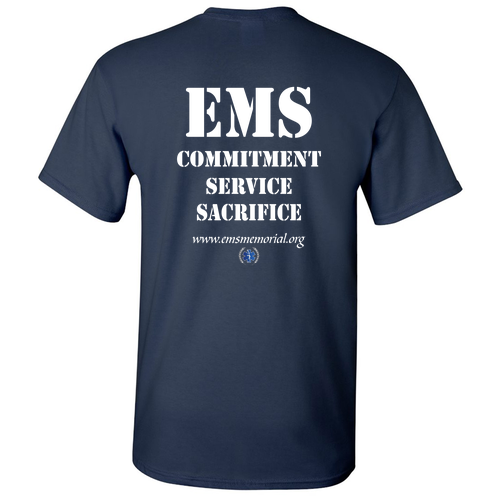 National EMS Memorial Unisex Tee Navy
