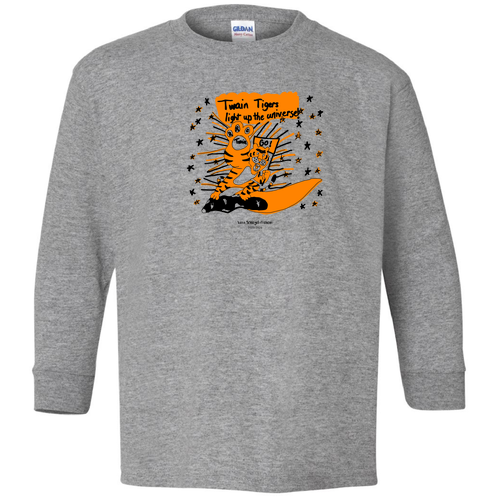 Gildan Youth Heavy Cotton Longsleeve -- Sport Grey