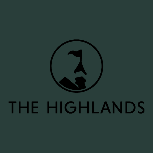 The Highlands Logo 2 Black Ink -- Jersey Long Sleeve Forest