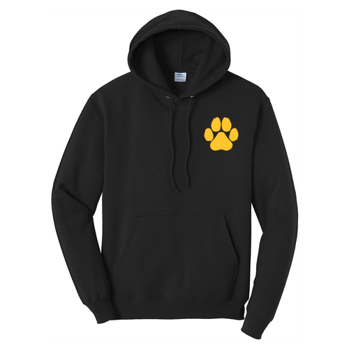 Port and Company Core Fleece Pullover Hooded Sweatshirt -- Jet Black