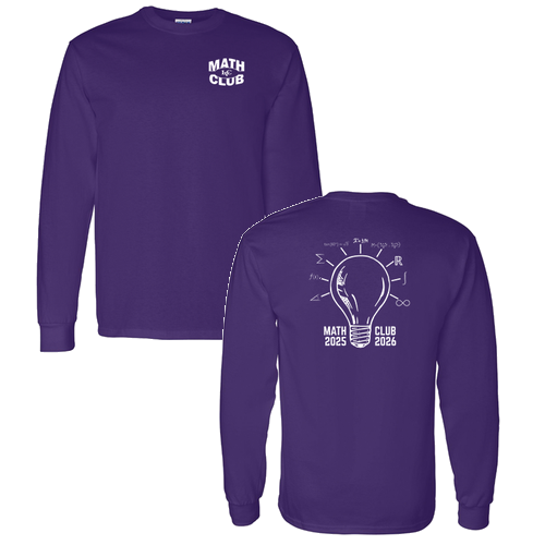 Gildan Heavy Cotton Longsleeve Basic T-Shirt -- Purple