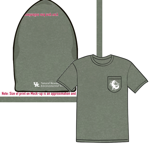 Comfort Colors Short Sleeve Pocket Tee -- Moss