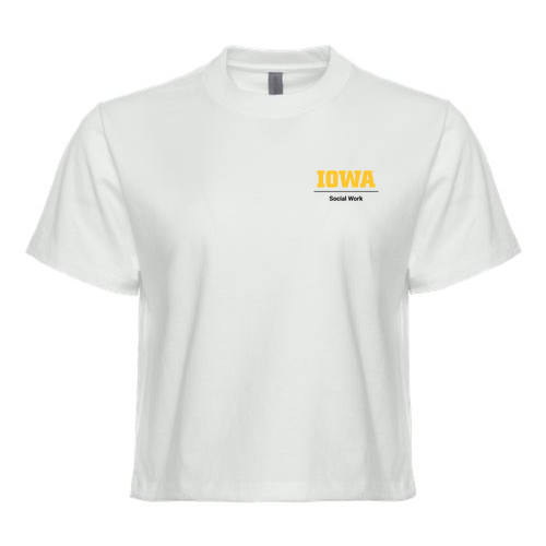 Next Level Apparel Women’s Heavyweight Boxy Tee -- Bone