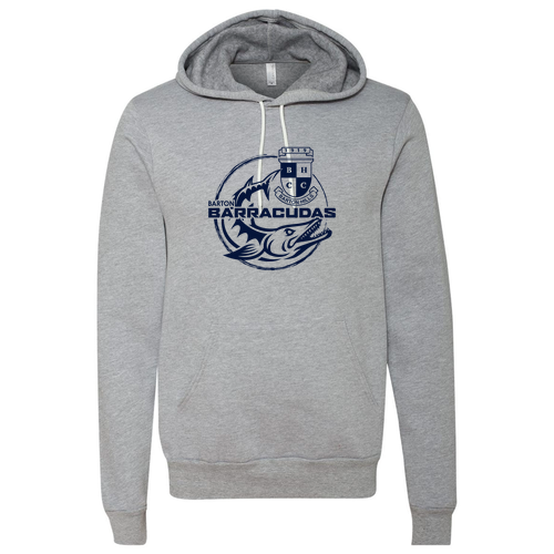 Bella Canvas Soft Sponge Fleece Hoodie -- Athletic Heather