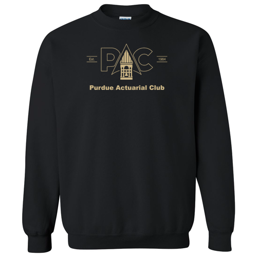 Gildan Heavy Blend Crew Neck Sweatshirt -- Black
