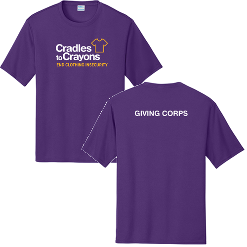 Port and Company Essential Performance Tee -- Team Purple