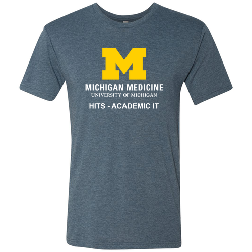 Next Level Soft Fitted Triblend Tee -- Indigo Blue