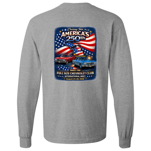 Gildan Heavy Cotton Longsleeve Basic T-Shirt -- Sport Grey
