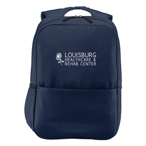 Port Authority Access Square Backpack -- River Blue Navy
