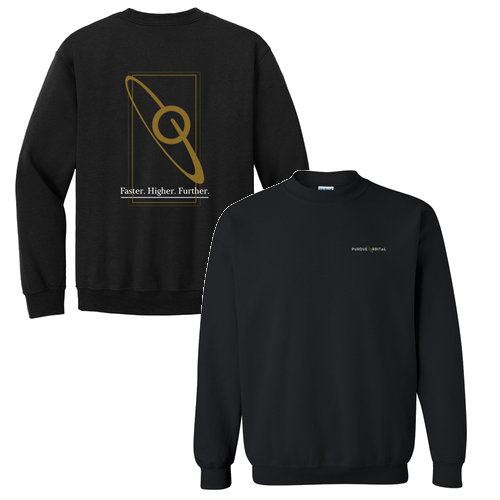 Gildan Heavy Blend Crew Neck Black Sweatshirt