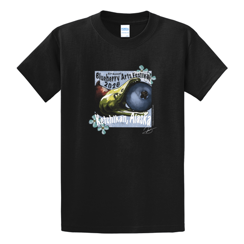 Port and Company Basic T-Shirt -- Jet Black