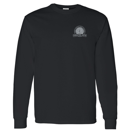 Gildan Heavy Cotton Longsleeve Basic T-Shirt -- Black