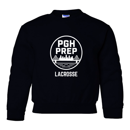Youth Heavy Blend Crew Neck Sweatshirt -- Black