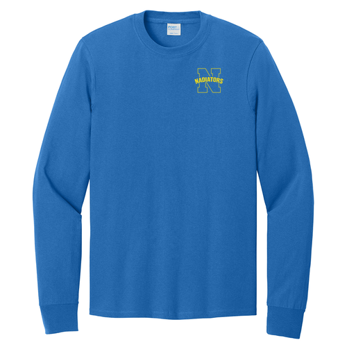 Port and Company Long Sleeve T Shirt -- Royal