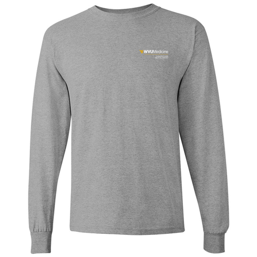 Gildan Heavy Cotton Longsleeve Basic T-Shirt -- Sport Grey