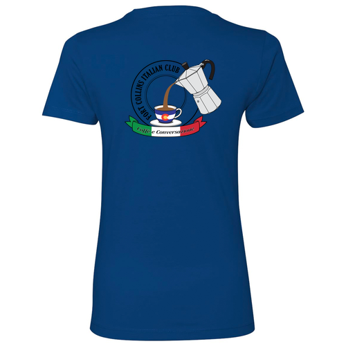 100% Cotton T-shirts -- Women’s styling -- Royal