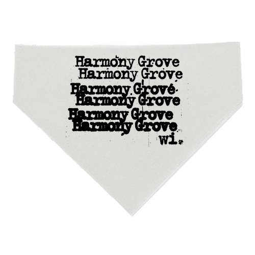 Doggie Skins USA-Made Doggie Bandana -- White