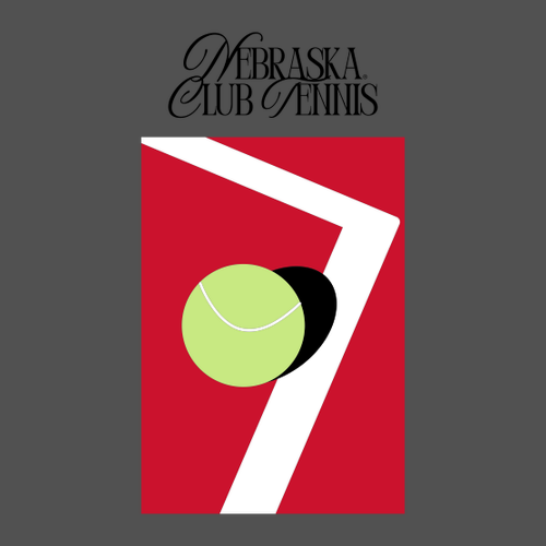 Club Tennis Tee -- Faded Black