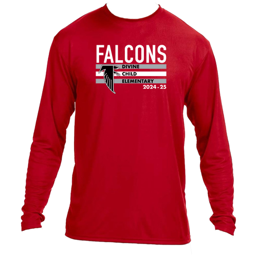 Mens/Unisex A4 Longsleeve Cooling Performance Tee -- Scarlet