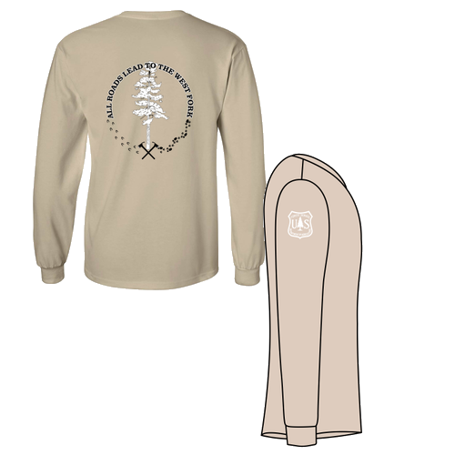 Gildan Ultra Cotton Longsleeve Basic T-Shirt -- Sand