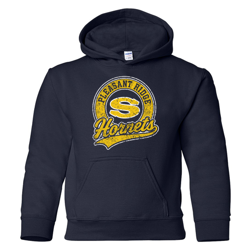 Youth Gildan Heavy Blend Hooded Sweatshirt -- Navy